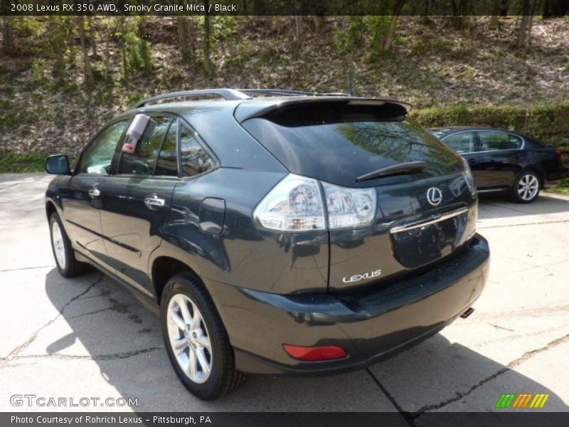 Smoky Granite Mica / Black 2008 Lexus RX 350 AWD