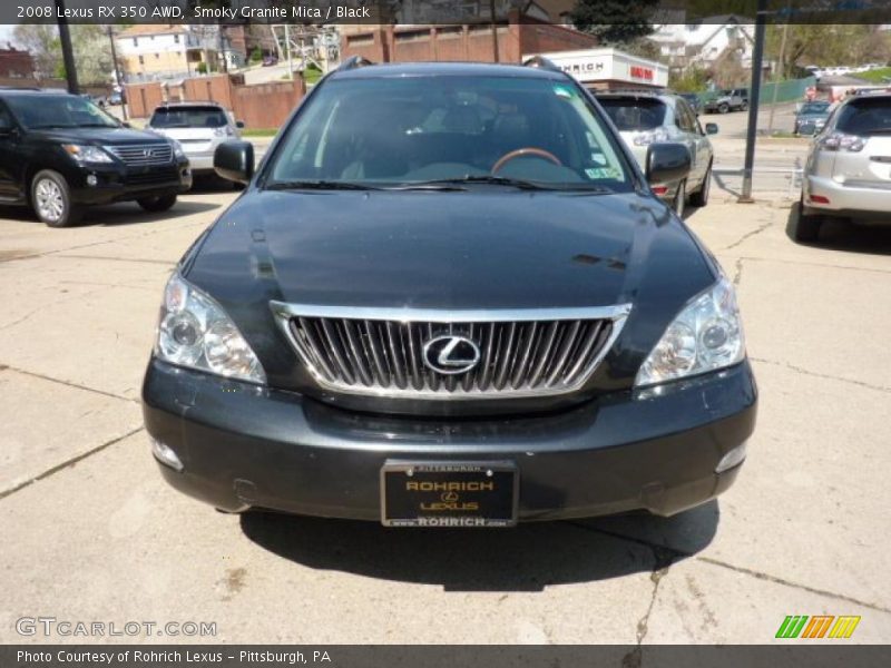 Smoky Granite Mica / Black 2008 Lexus RX 350 AWD