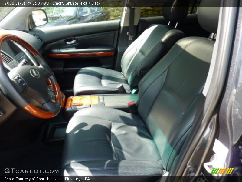 Smoky Granite Mica / Black 2008 Lexus RX 350 AWD