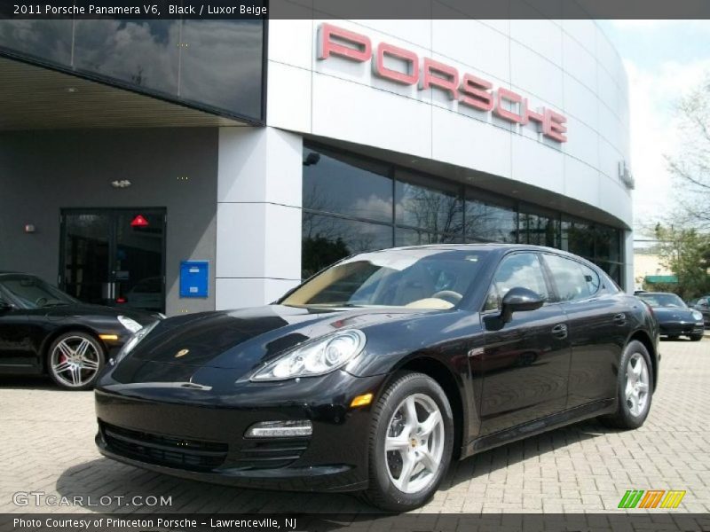 Black / Luxor Beige 2011 Porsche Panamera V6