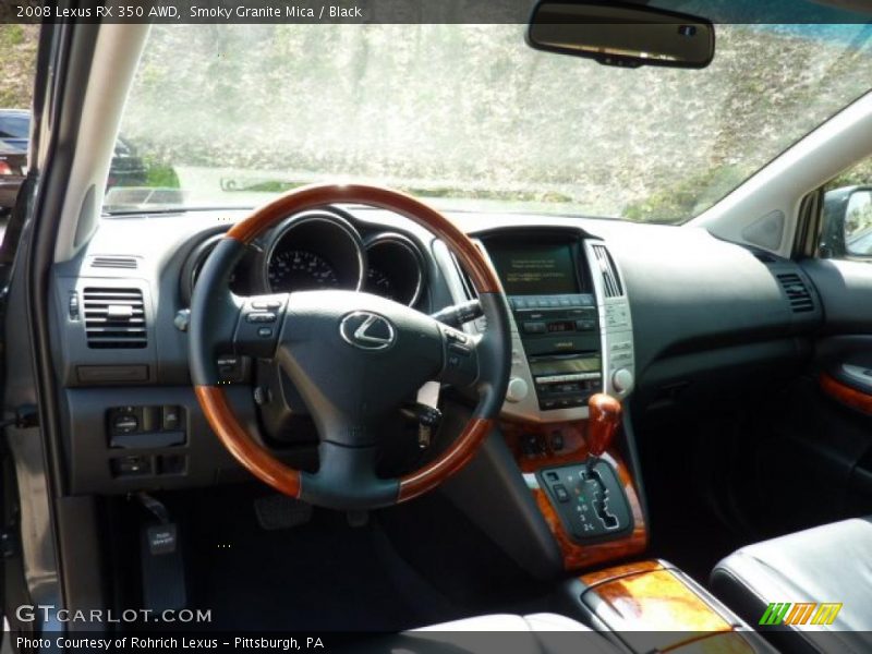 Smoky Granite Mica / Black 2008 Lexus RX 350 AWD