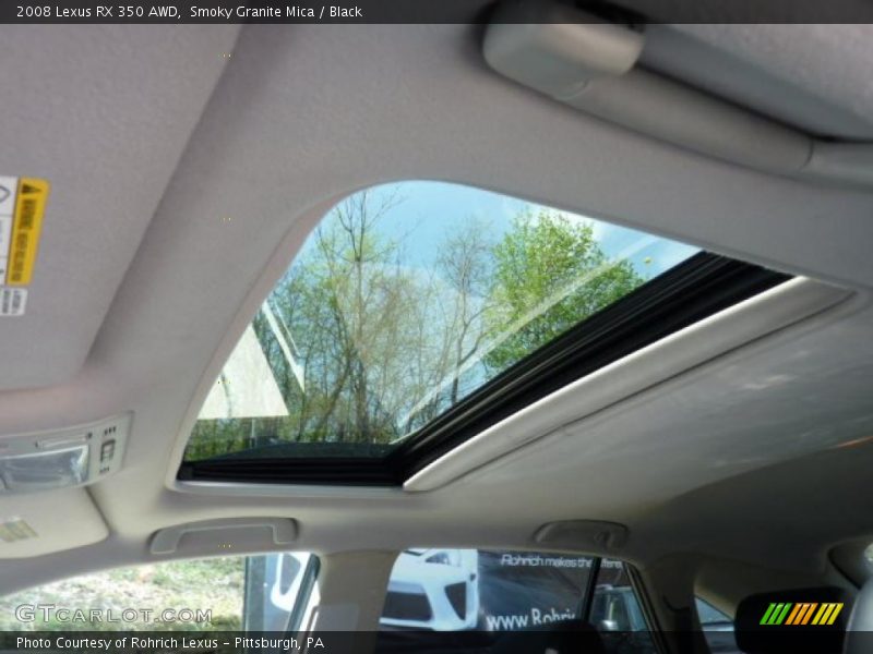Smoky Granite Mica / Black 2008 Lexus RX 350 AWD