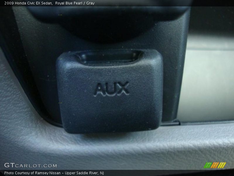 Royal Blue Pearl / Gray 2009 Honda Civic EX Sedan