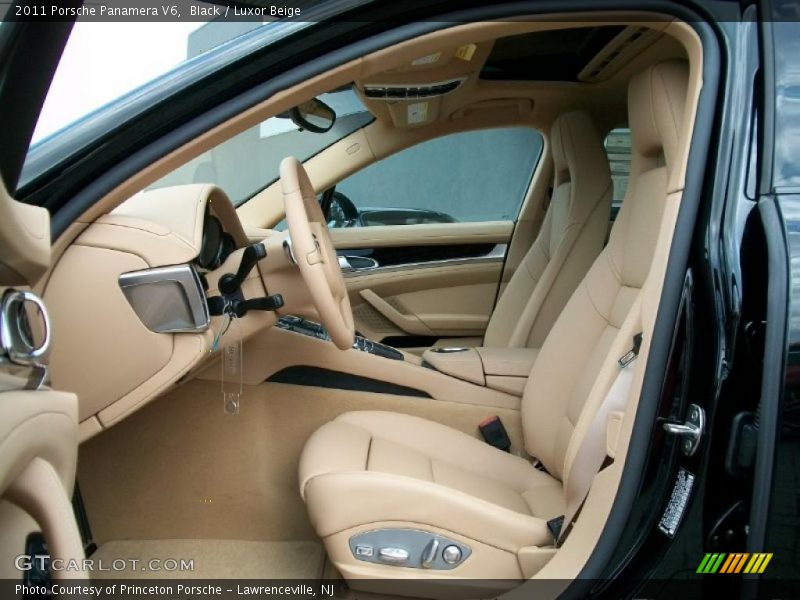 Black / Luxor Beige 2011 Porsche Panamera V6