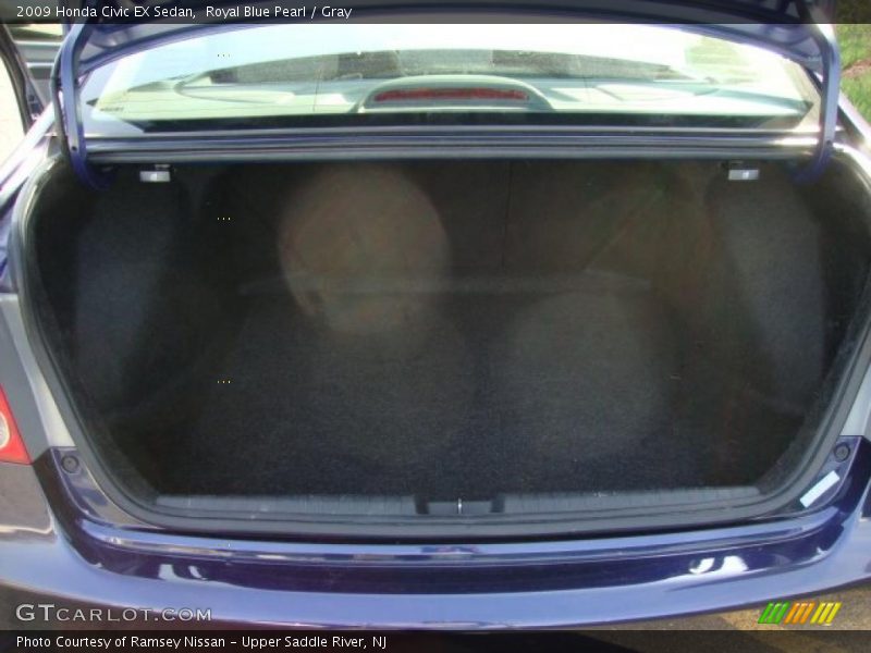 Royal Blue Pearl / Gray 2009 Honda Civic EX Sedan