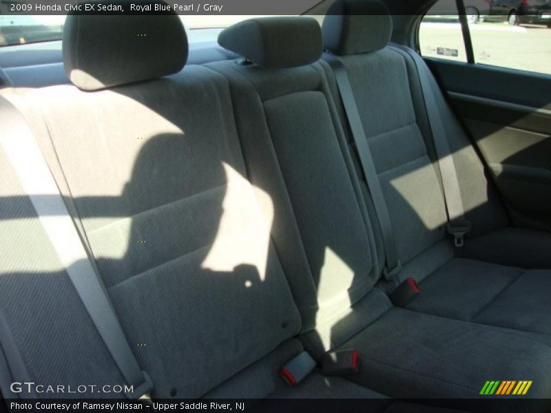 Royal Blue Pearl / Gray 2009 Honda Civic EX Sedan