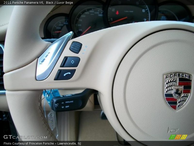 Black / Luxor Beige 2011 Porsche Panamera V6