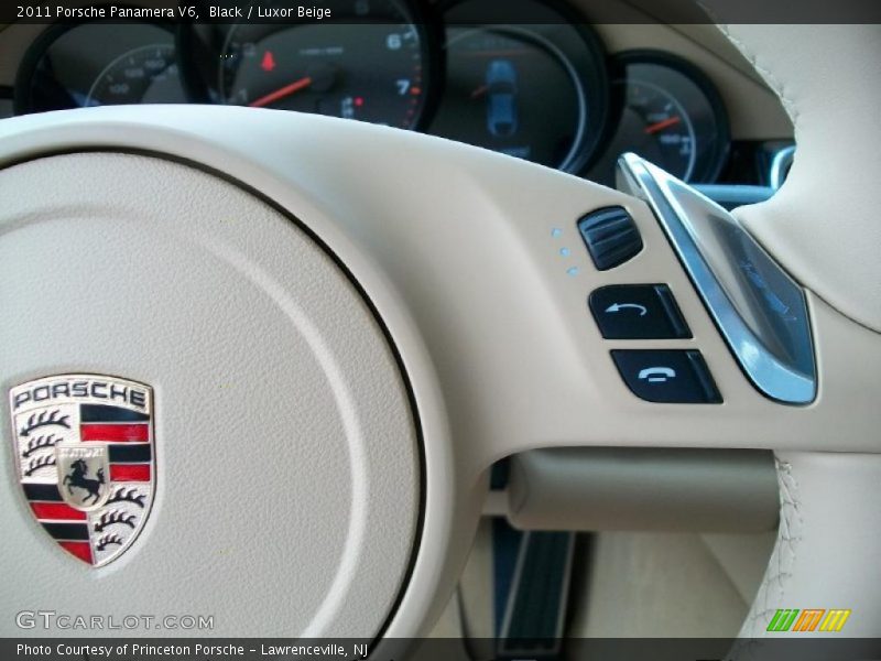 Black / Luxor Beige 2011 Porsche Panamera V6