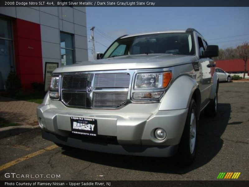 Bright Silver Metallic / Dark Slate Gray/Light Slate Gray 2008 Dodge Nitro SLT 4x4