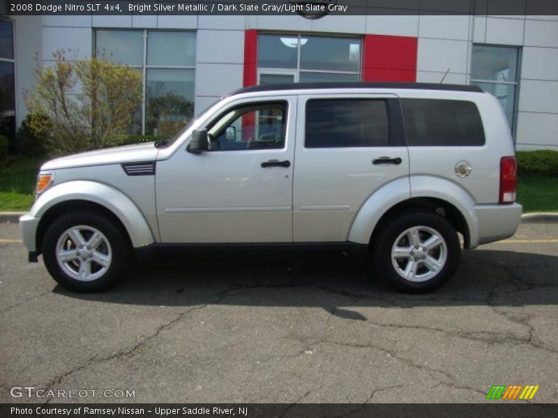 Bright Silver Metallic / Dark Slate Gray/Light Slate Gray 2008 Dodge Nitro SLT 4x4