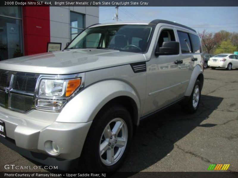 Bright Silver Metallic / Dark Slate Gray/Light Slate Gray 2008 Dodge Nitro SLT 4x4