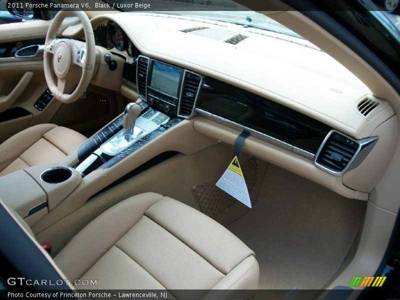 Black / Luxor Beige 2011 Porsche Panamera V6