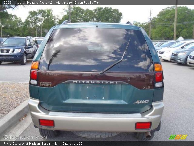 Amazon Green Pearl / Tan 2003 Mitsubishi Montero Sport XLS 4x4