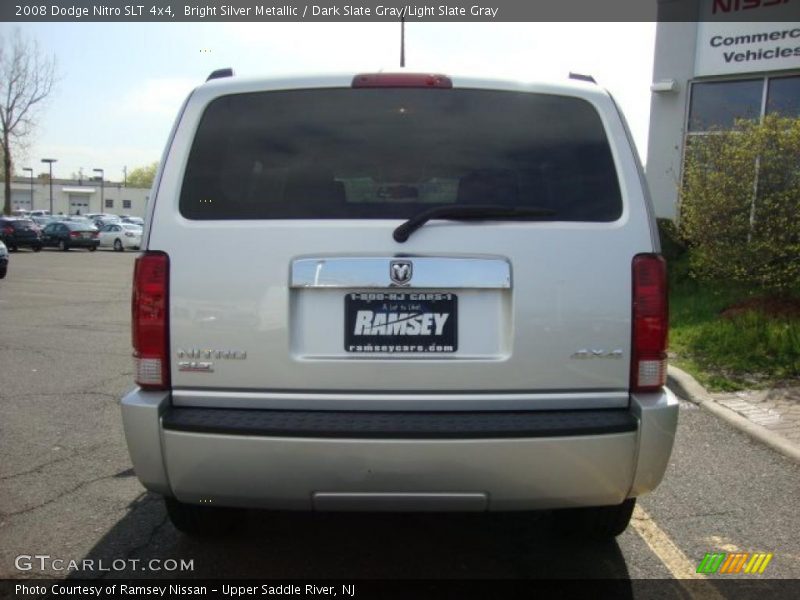 Bright Silver Metallic / Dark Slate Gray/Light Slate Gray 2008 Dodge Nitro SLT 4x4