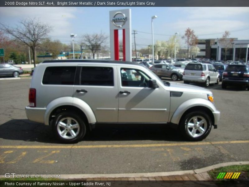 Bright Silver Metallic / Dark Slate Gray/Light Slate Gray 2008 Dodge Nitro SLT 4x4