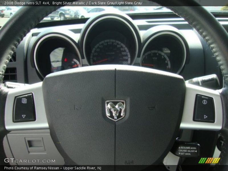 Bright Silver Metallic / Dark Slate Gray/Light Slate Gray 2008 Dodge Nitro SLT 4x4