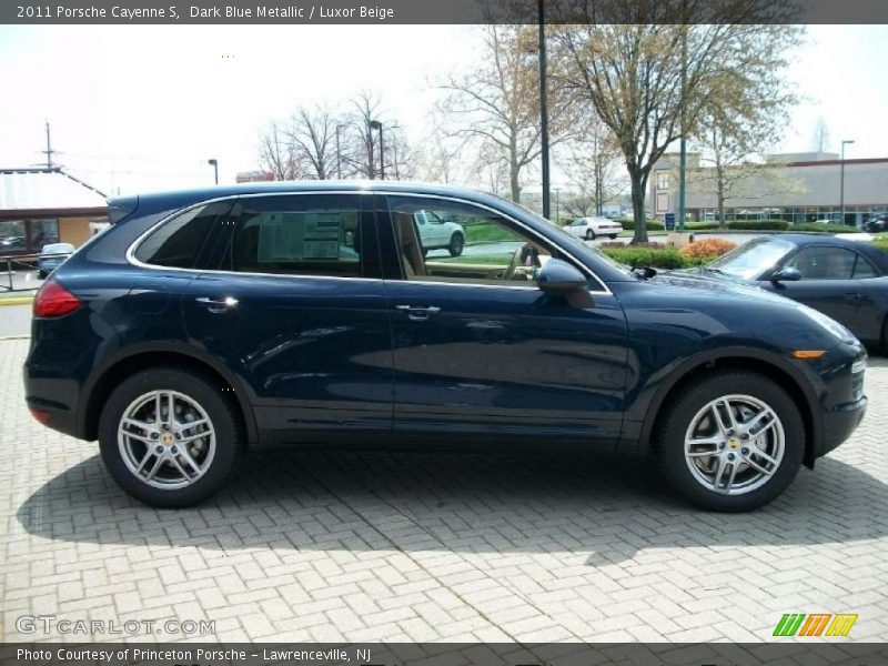 Dark Blue Metallic / Luxor Beige 2011 Porsche Cayenne S