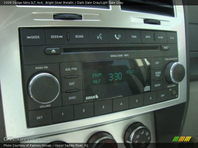 Bright Silver Metallic / Dark Slate Gray/Light Slate Gray 2008 Dodge Nitro SLT 4x4