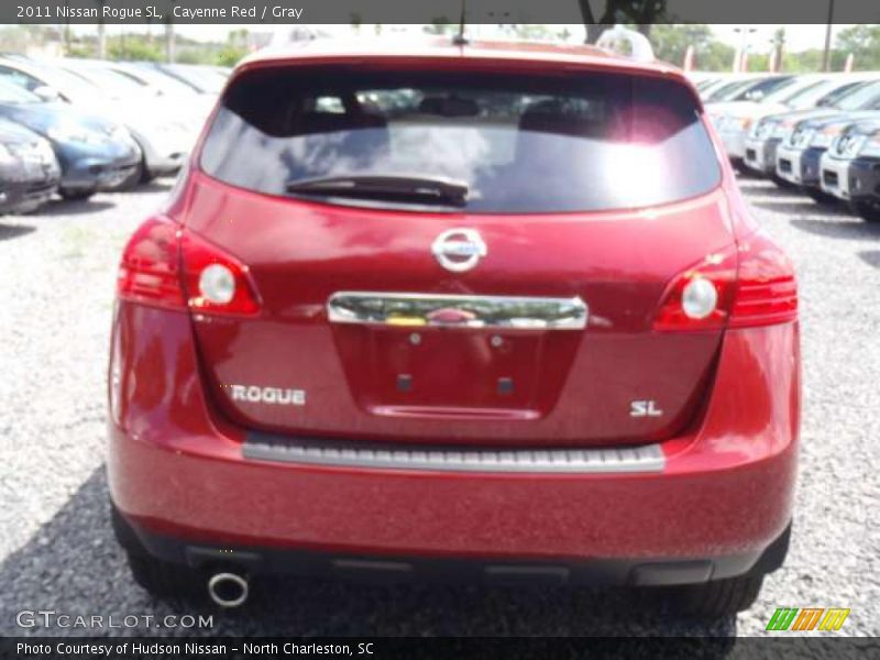 Cayenne Red / Gray 2011 Nissan Rogue SL
