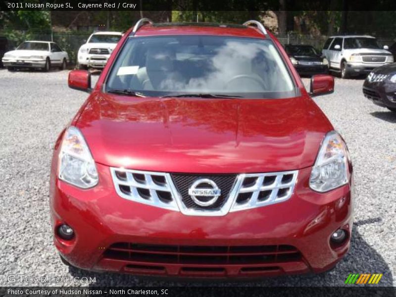 Cayenne Red / Gray 2011 Nissan Rogue SL