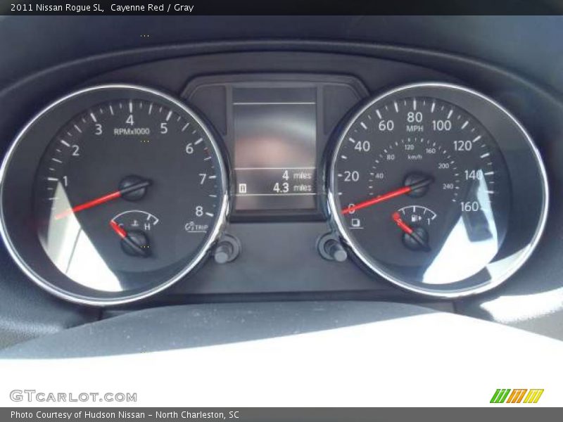 Cayenne Red / Gray 2011 Nissan Rogue SL