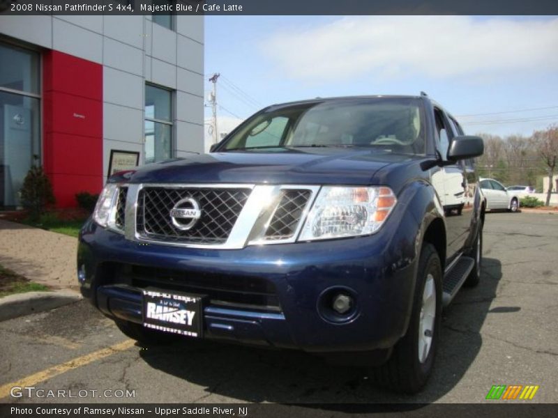 Majestic Blue / Cafe Latte 2008 Nissan Pathfinder S 4x4