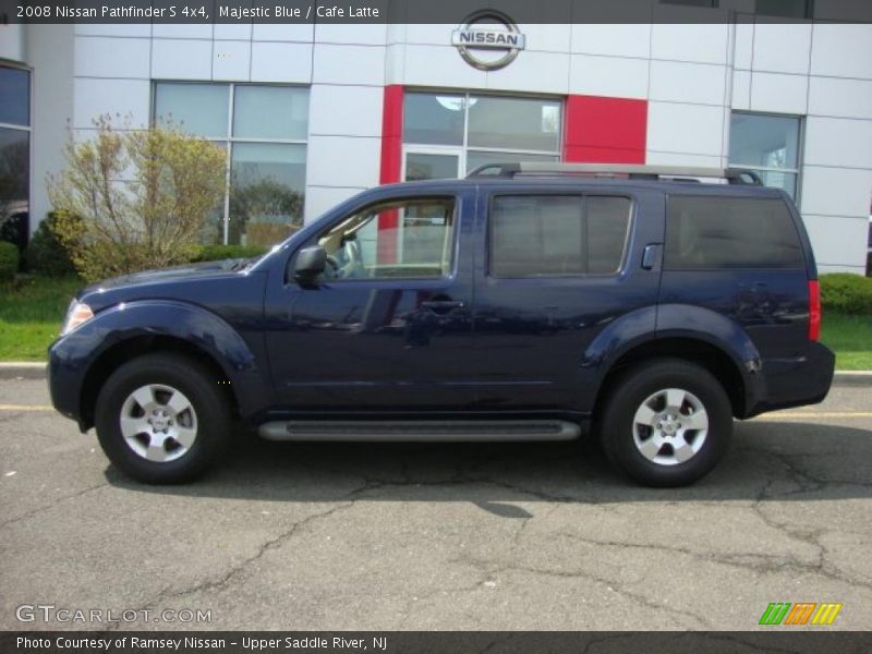 Majestic Blue / Cafe Latte 2008 Nissan Pathfinder S 4x4