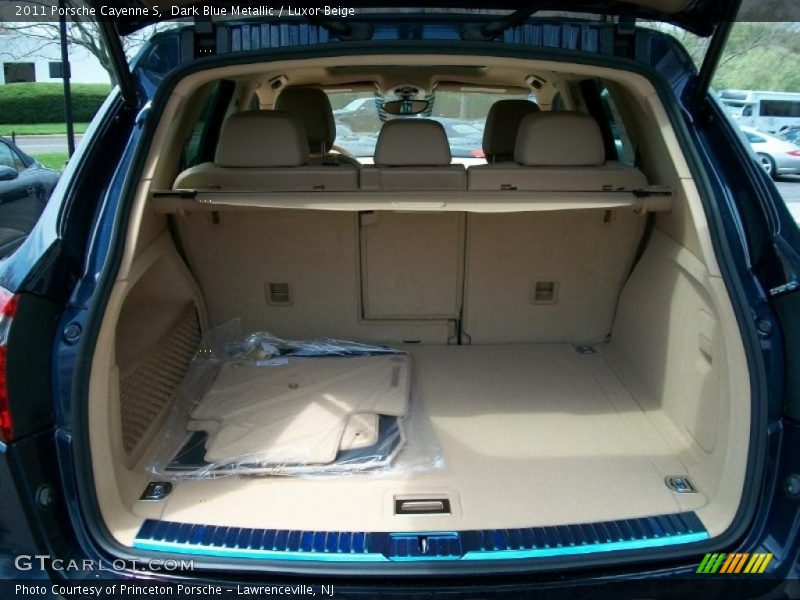 Dark Blue Metallic / Luxor Beige 2011 Porsche Cayenne S