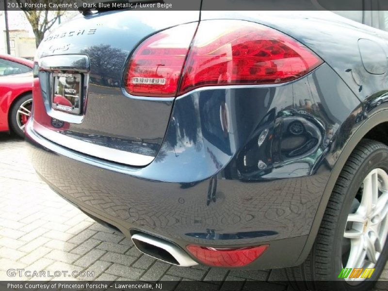 Dark Blue Metallic / Luxor Beige 2011 Porsche Cayenne S