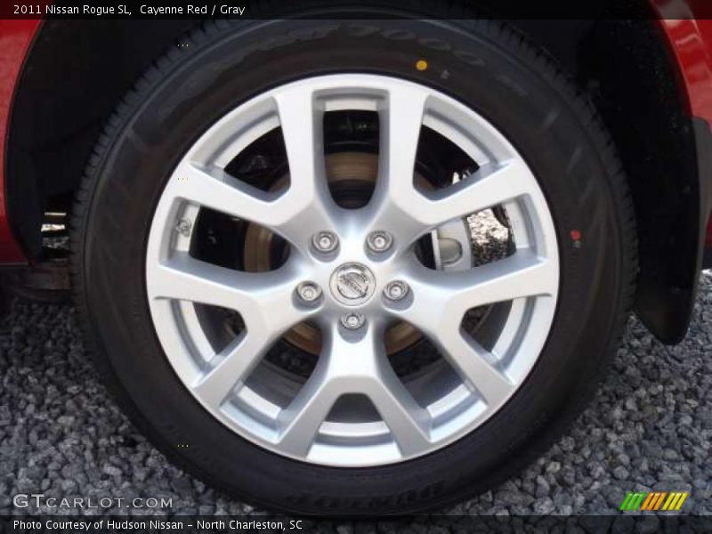 Cayenne Red / Gray 2011 Nissan Rogue SL