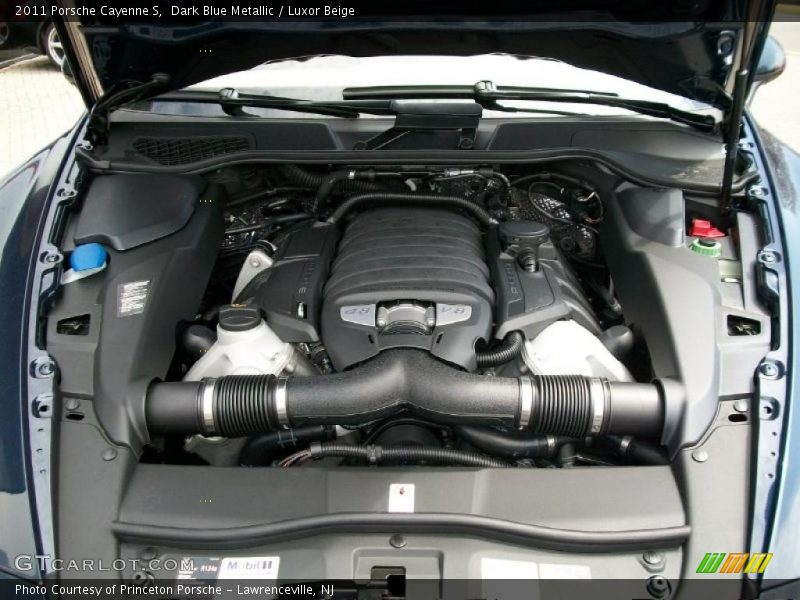 Dark Blue Metallic / Luxor Beige 2011 Porsche Cayenne S