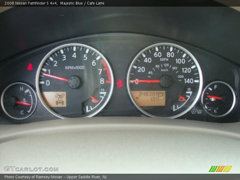 Majestic Blue / Cafe Latte 2008 Nissan Pathfinder S 4x4
