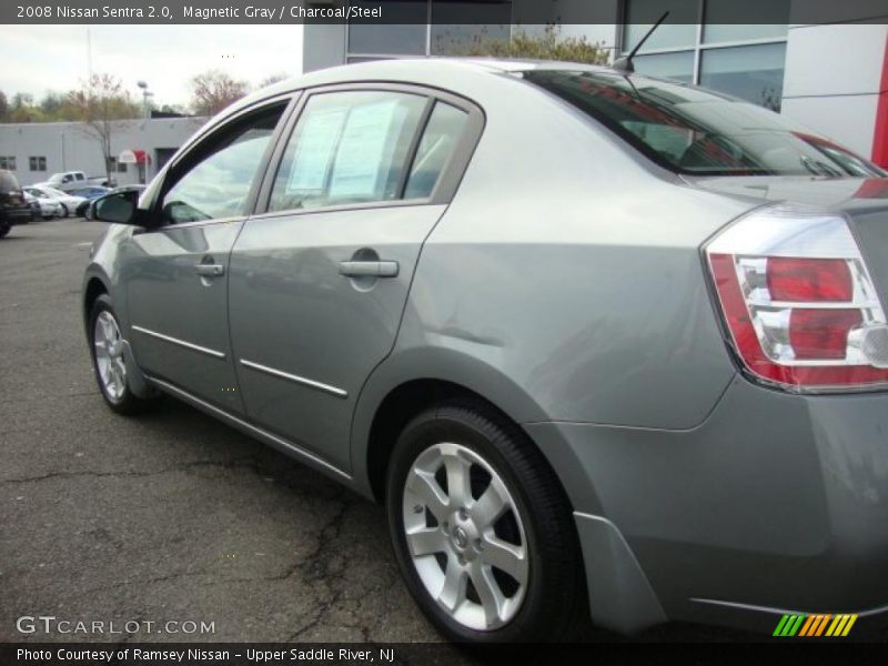 Magnetic Gray / Charcoal/Steel 2008 Nissan Sentra 2.0