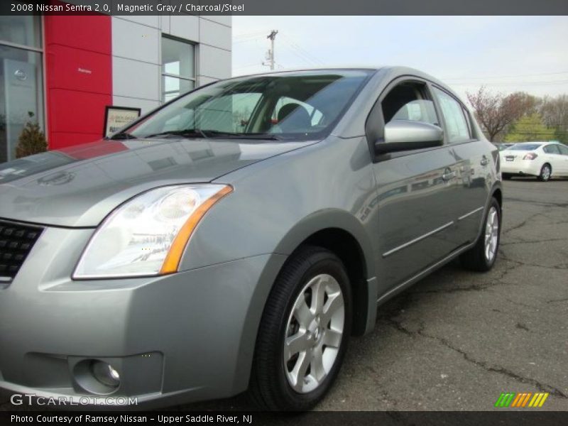 Magnetic Gray / Charcoal/Steel 2008 Nissan Sentra 2.0