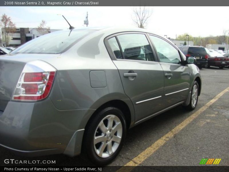 Magnetic Gray / Charcoal/Steel 2008 Nissan Sentra 2.0