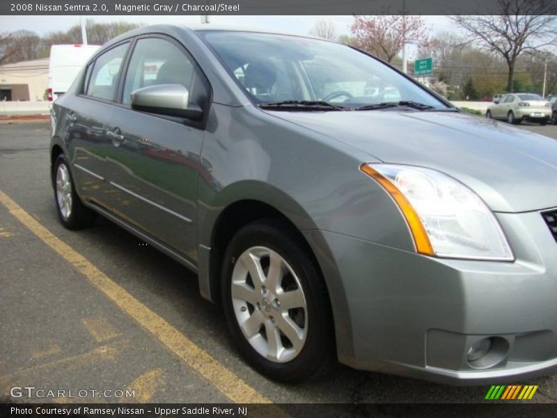 Magnetic Gray / Charcoal/Steel 2008 Nissan Sentra 2.0
