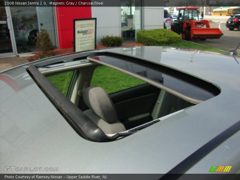 Magnetic Gray / Charcoal/Steel 2008 Nissan Sentra 2.0