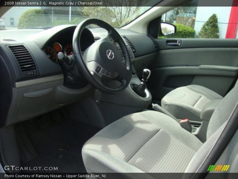  2008 Sentra 2.0 Charcoal/Steel Interior