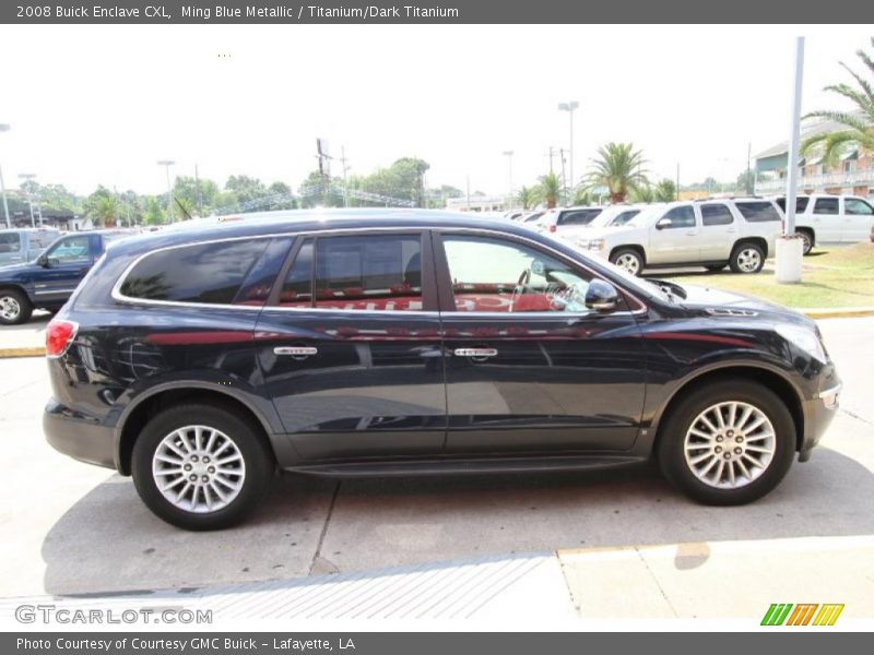 Ming Blue Metallic / Titanium/Dark Titanium 2008 Buick Enclave CXL