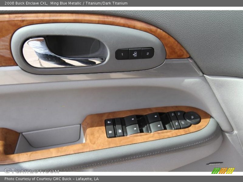 Ming Blue Metallic / Titanium/Dark Titanium 2008 Buick Enclave CXL