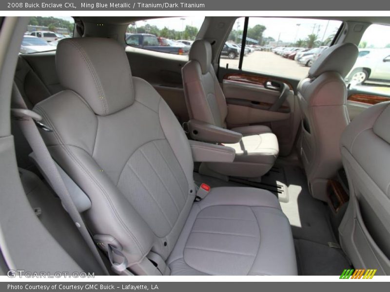Ming Blue Metallic / Titanium/Dark Titanium 2008 Buick Enclave CXL