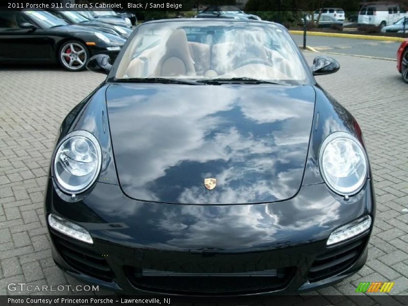 Black / Sand Beige 2011 Porsche 911 Carrera S Cabriolet