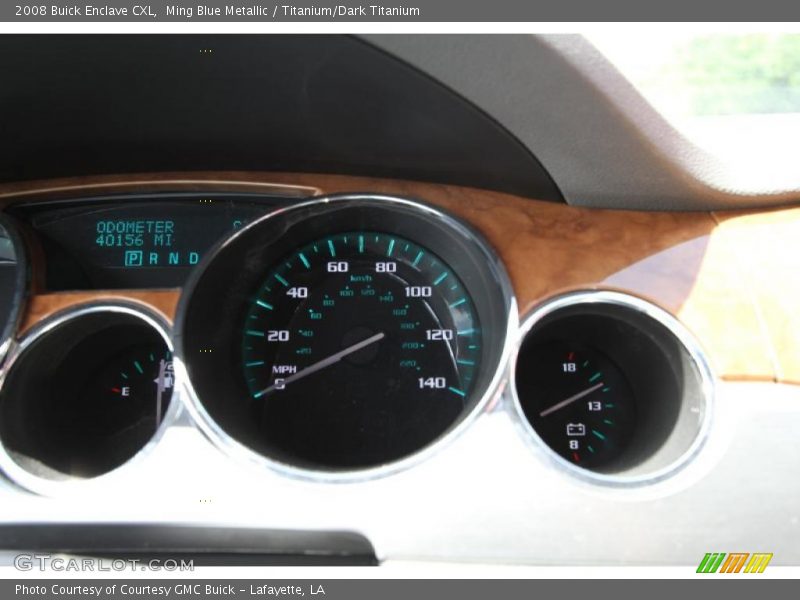 Ming Blue Metallic / Titanium/Dark Titanium 2008 Buick Enclave CXL