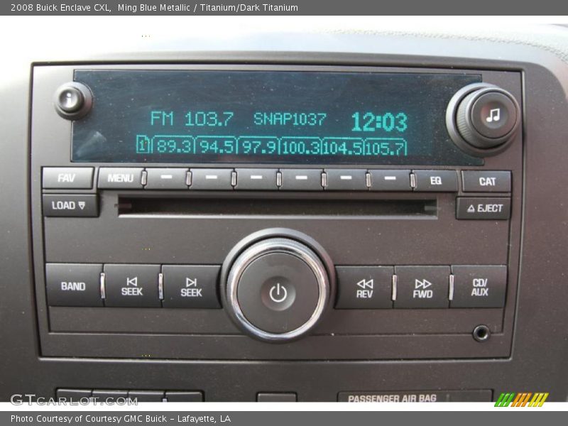 Ming Blue Metallic / Titanium/Dark Titanium 2008 Buick Enclave CXL