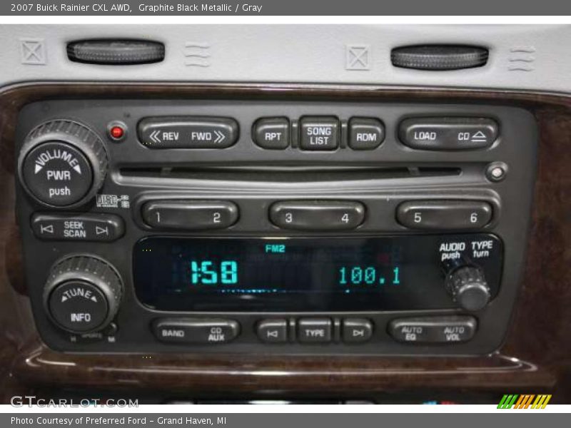 Controls of 2007 Rainier CXL AWD