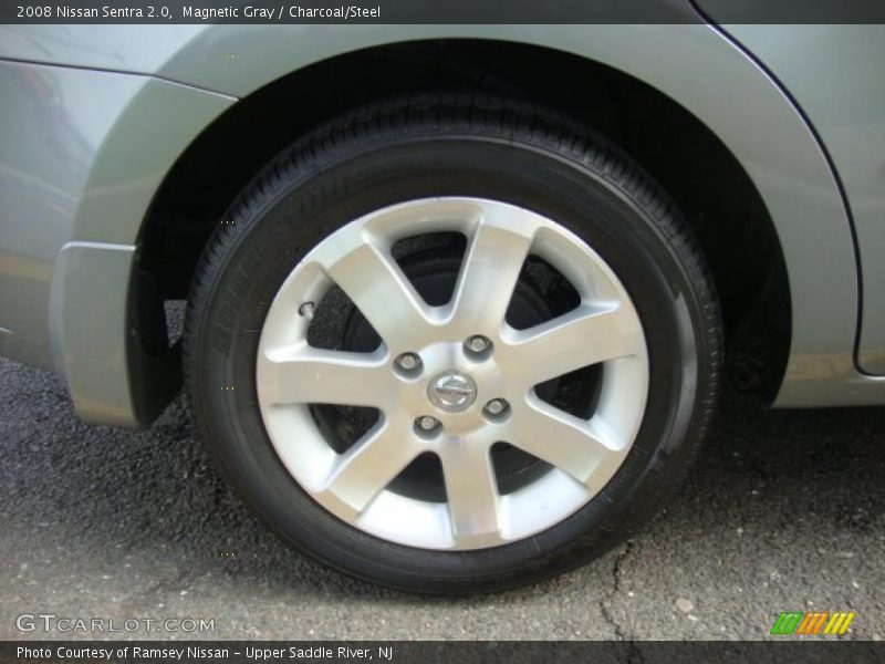 Magnetic Gray / Charcoal/Steel 2008 Nissan Sentra 2.0