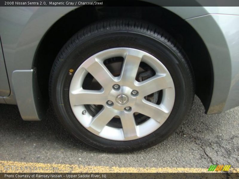 Magnetic Gray / Charcoal/Steel 2008 Nissan Sentra 2.0