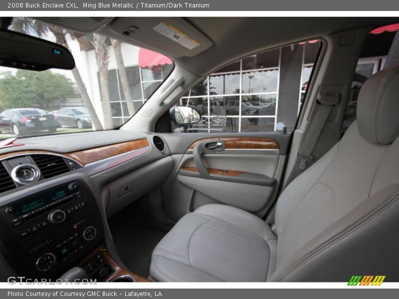 Ming Blue Metallic / Titanium/Dark Titanium 2008 Buick Enclave CXL