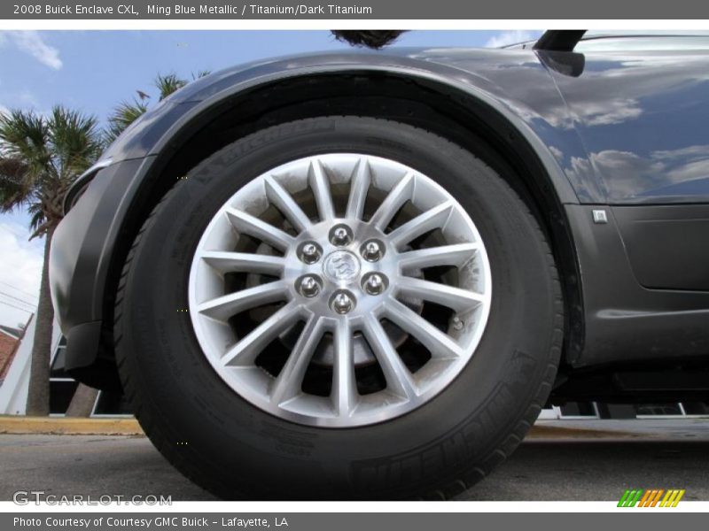 Ming Blue Metallic / Titanium/Dark Titanium 2008 Buick Enclave CXL