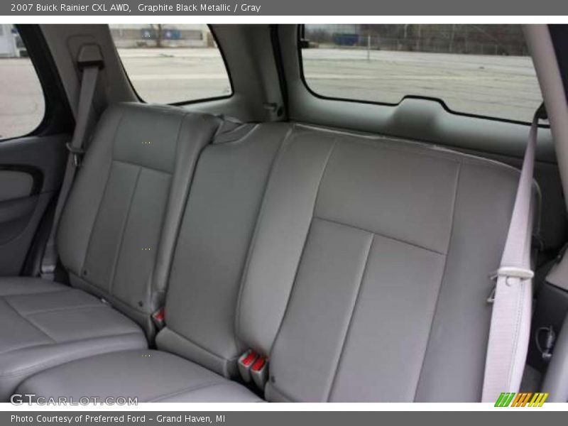 Graphite Black Metallic / Gray 2007 Buick Rainier CXL AWD